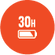 Up to 30 hours battery life with ANC off and Speed Charge